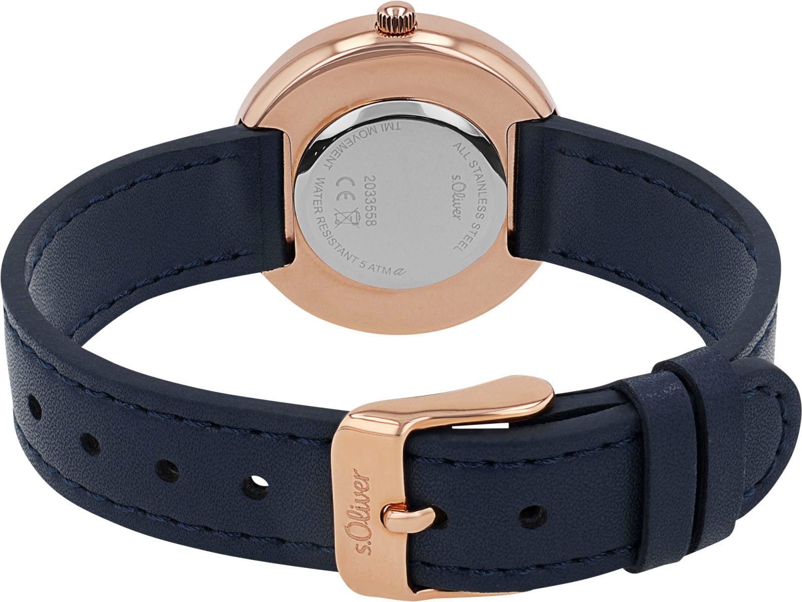 s.Oliver Quarzuhr 2039324, Armbanduhr, Damenuhr, analog günstig online kaufen