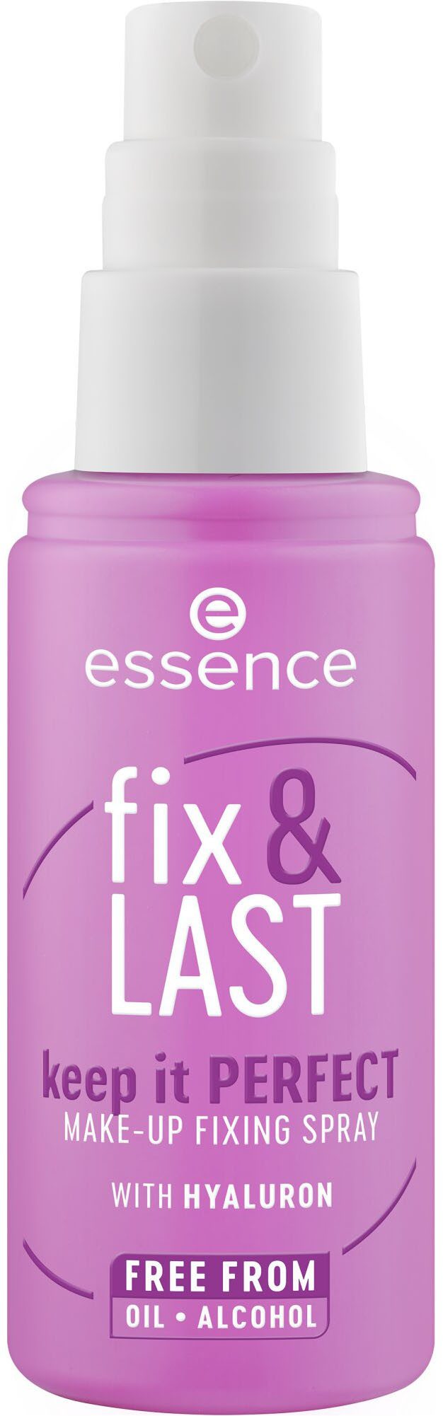 Essence Fixierspray fix & LAST keep it PERFECT MAKE-UP FIXING SPRAY, 3-tlg., Verbesserter Sprühkopf für gleichmäßige Make-up Fixierung!