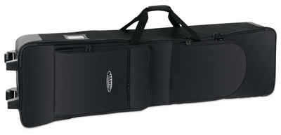 Classic Cantabile Piano-Transporttasche G2 Keyboardtasche mit Trolley - Innenmaße: 138 x 36,5 x 17 cm, Schaumstoffpolsterung - 2 große Außentaschen
