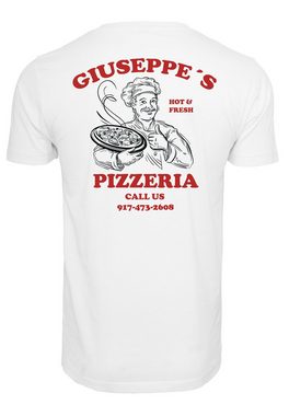 MisterTee Kurzarmshirt MisterTee Herren Giuseppe's Pizzeria Tee (1-tlg)