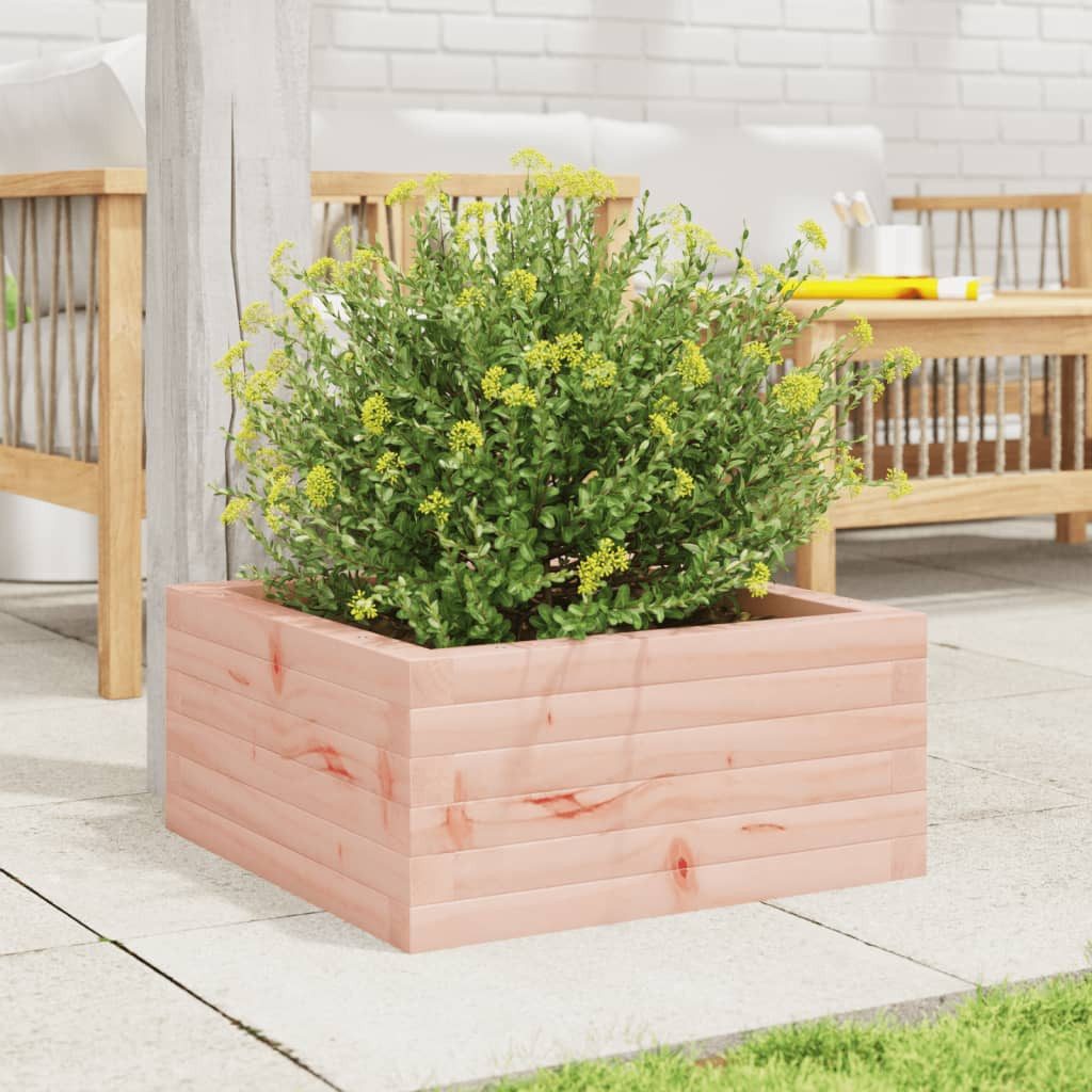 vidaXL Blumentopf Pflanzkübel 50x50x23 cm Massivholz günstig online kaufen