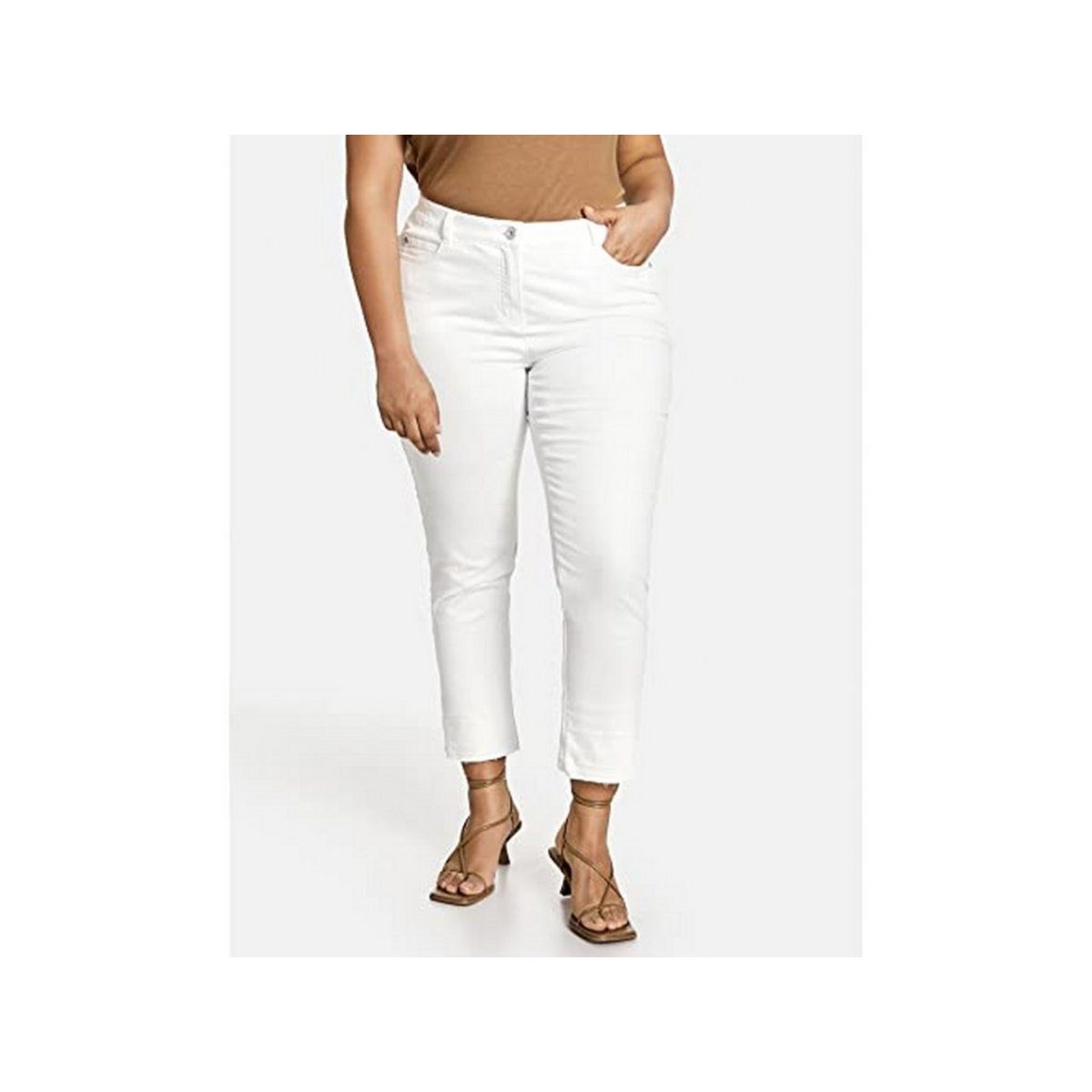 offwhite 5-Pocket-Jeans (1-tlg) Samoon