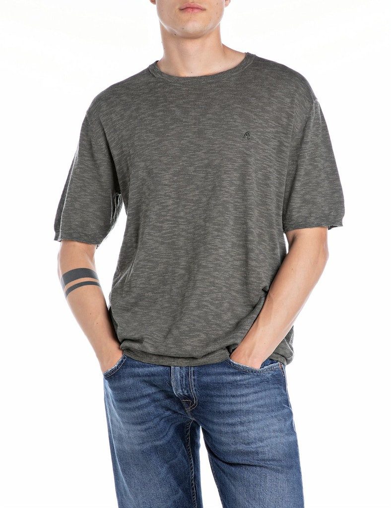 Strickpullover PULLOVER MIT STICKEREI -REGULAR-FIT