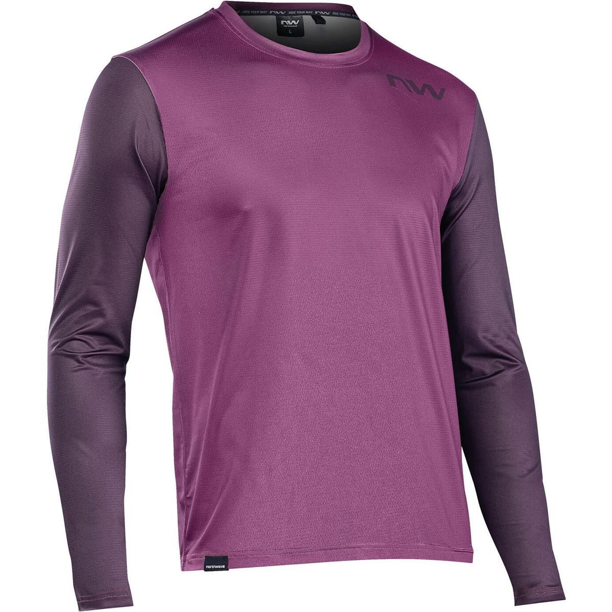 Northwave Radtrikot Xtrail 2 Jersey Long Sleeve Superweiches, perforiertes Gewebe mit langanhaltender