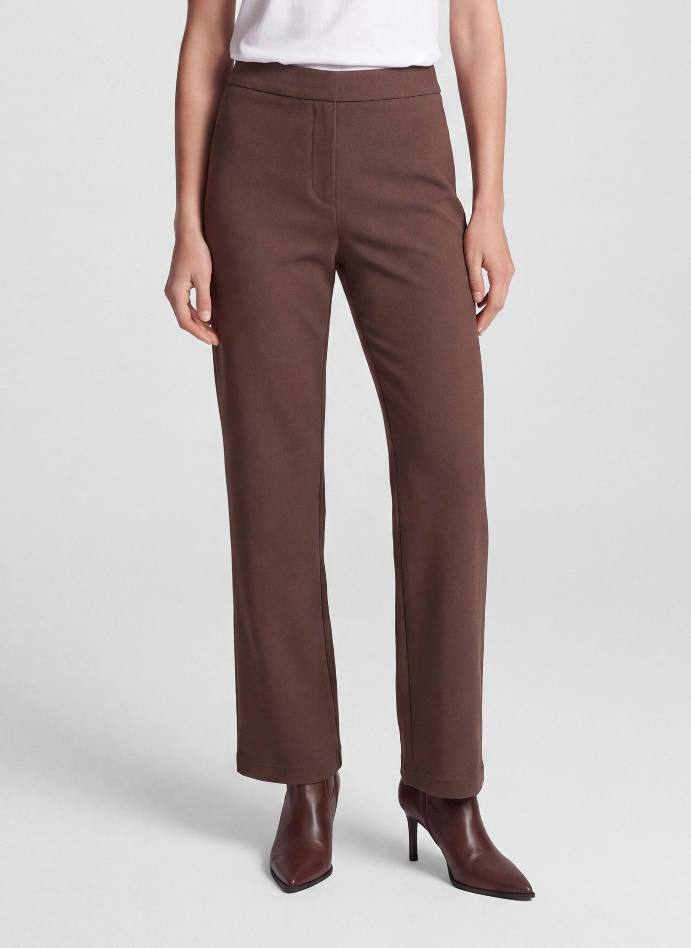Rabe Stoffhose unifarben - mit Viskose/Stretch