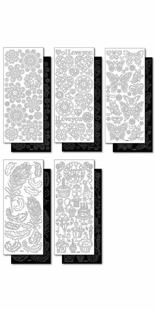 Folia Наклейки Ganzjahr, 10 Bogen