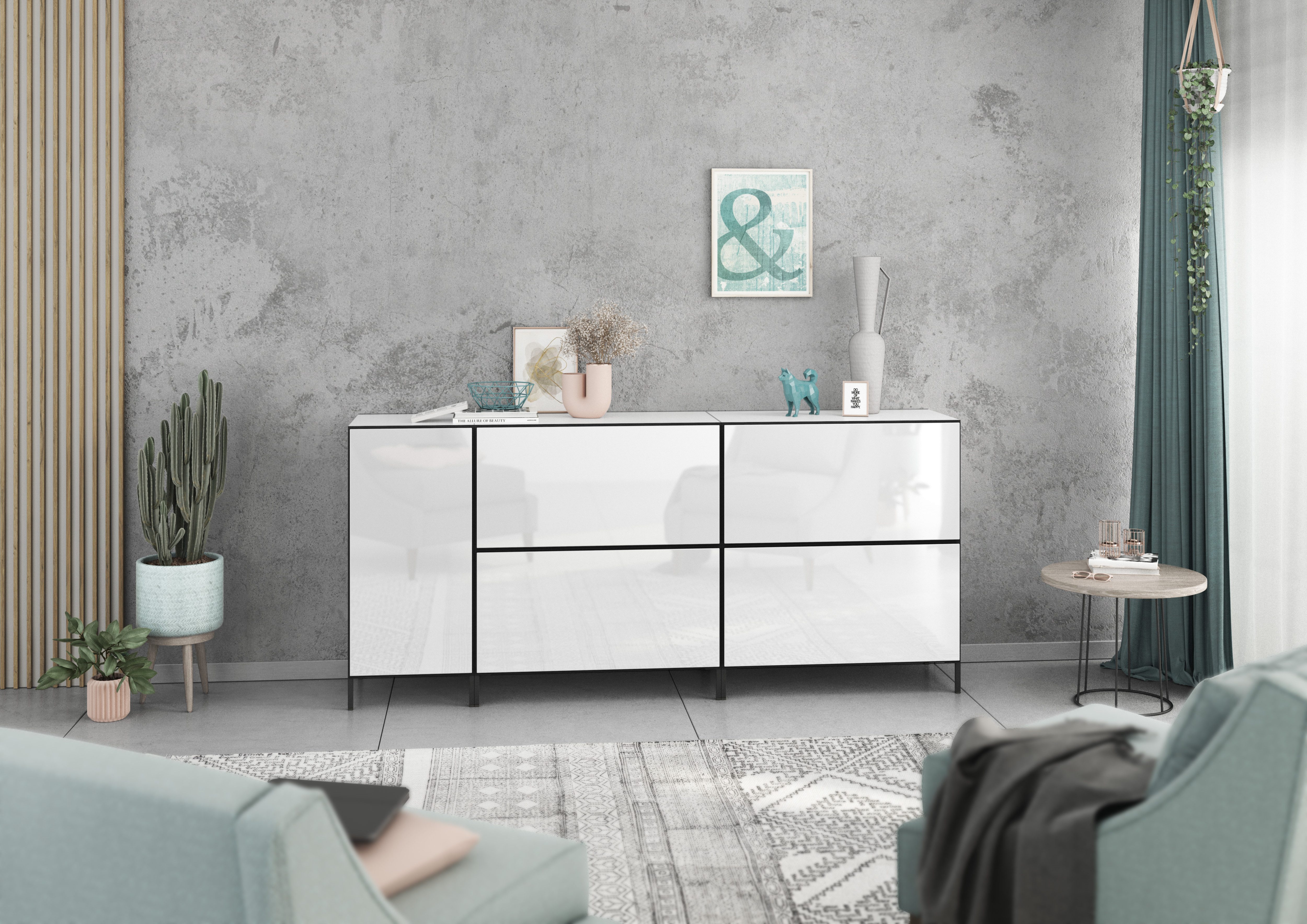 BMG Möbel Schranksystem Model+ (5 teilig günstig online kaufen