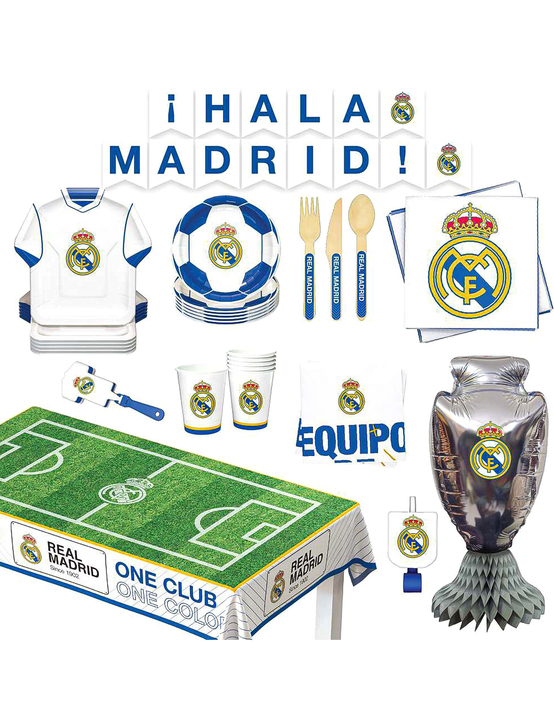 Kostüm Real Madrid CF Geburtstags-Set 75-teilig