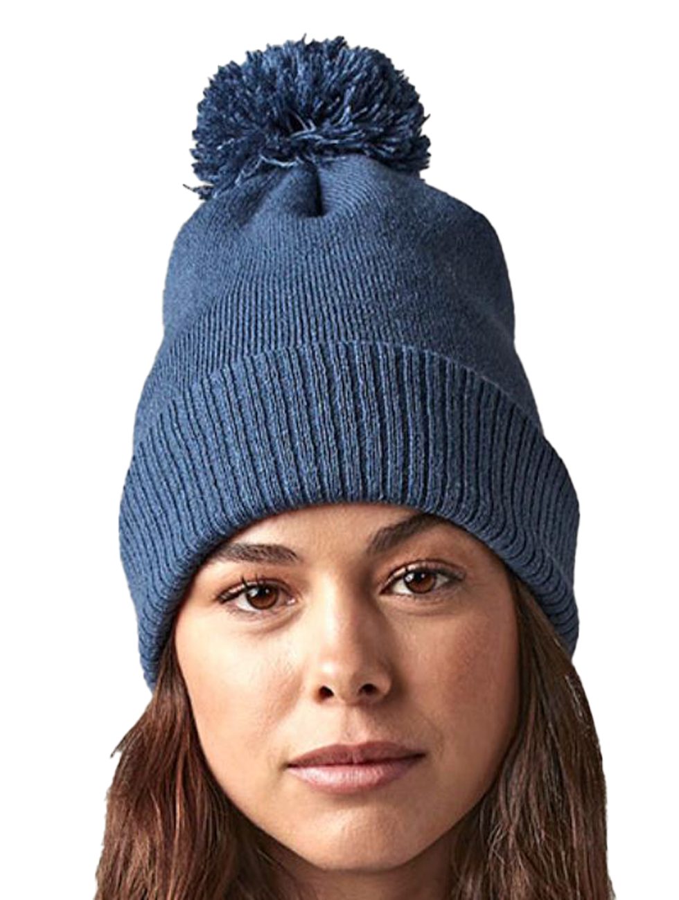 Beechfield® Bommelmütze Damen Microfleece Mütze / Wintermütze / Bommelmütze / Strickmütze Wasserabweisend und Microfleece-Innenfutter
