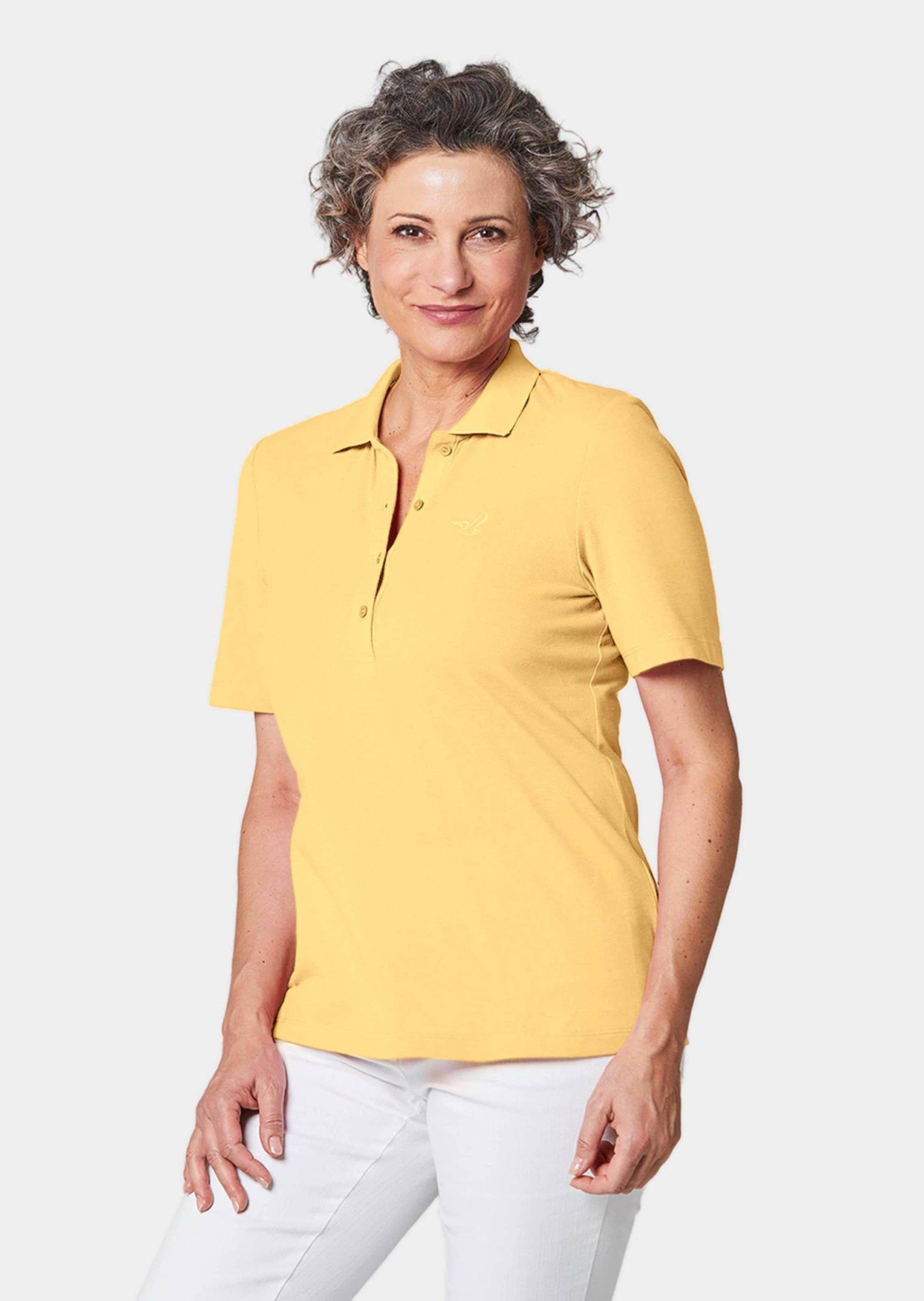 GOLDNER Poloshirt Poloshirt in hochwertiger Pikee-Qualität