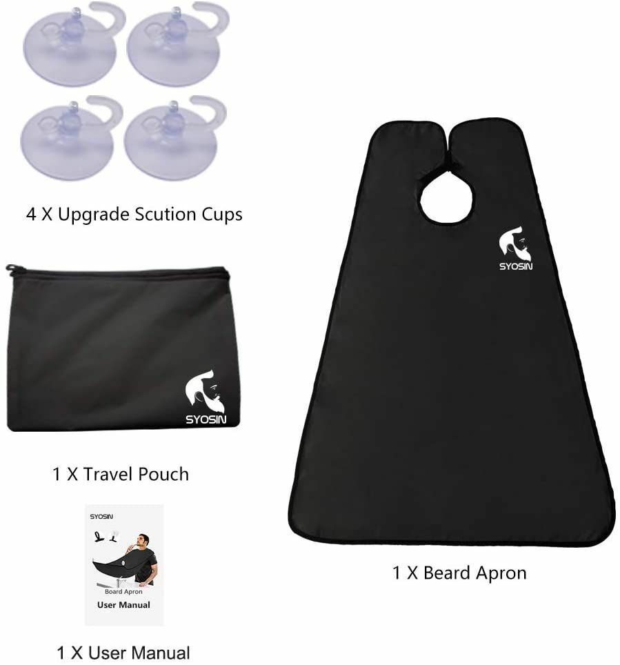 SYOSIN Umhängeschürze Allzweck-Friseurschürze & Bart-Schürze, (Bartschürze- günstig online kaufen