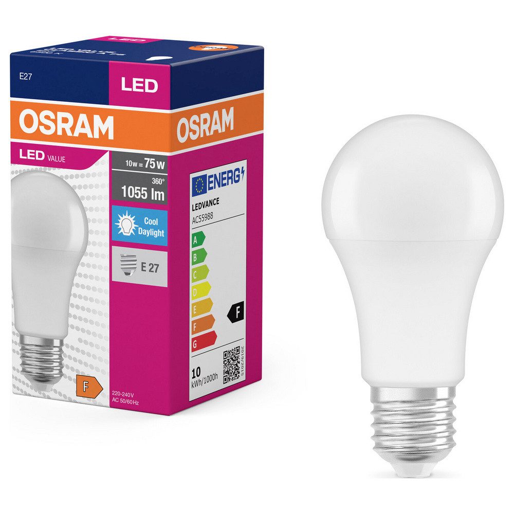 Osram LED-Leuchtmittel OSRAM HOMELIGHTING 4099854109935 LED EEK F (A - G) E27 Glühlampenform