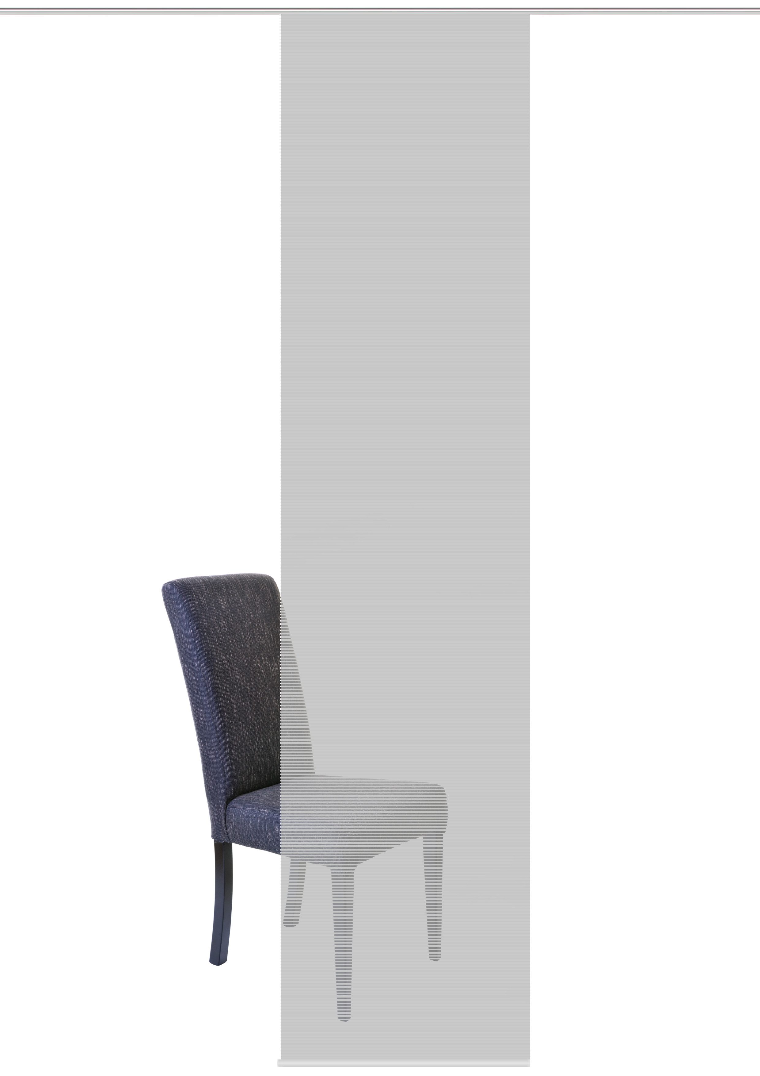 Vision S Schiebegardine ROM (1 St), Paneelwagen, halbtransparent, Schiebevorhang, Uni, Bambus