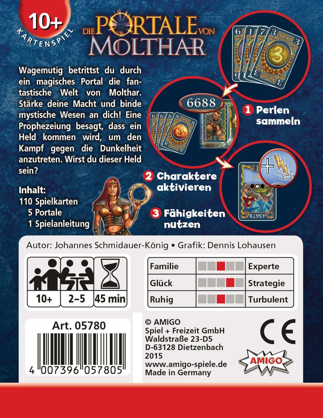 von für Spie Spiel, Kartenspiel Molthar - Portale Die AMIGO 2-5