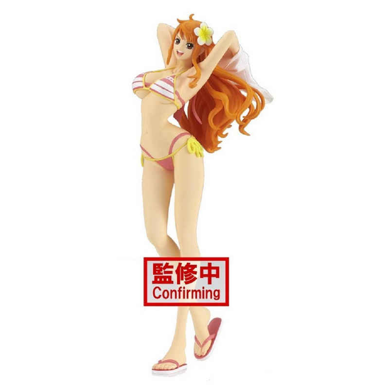 Banpresto Dekofigur One Piece Figur Grandline Girls on Vacation Nami PVC Statue 20 cm, Version B