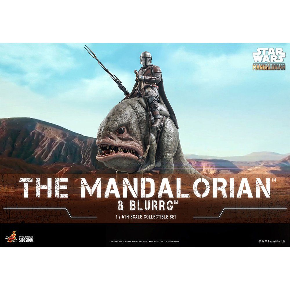 Hot - Mandalorian Toys The Mandalorian Actionfigur Star and Blurrg Wars
