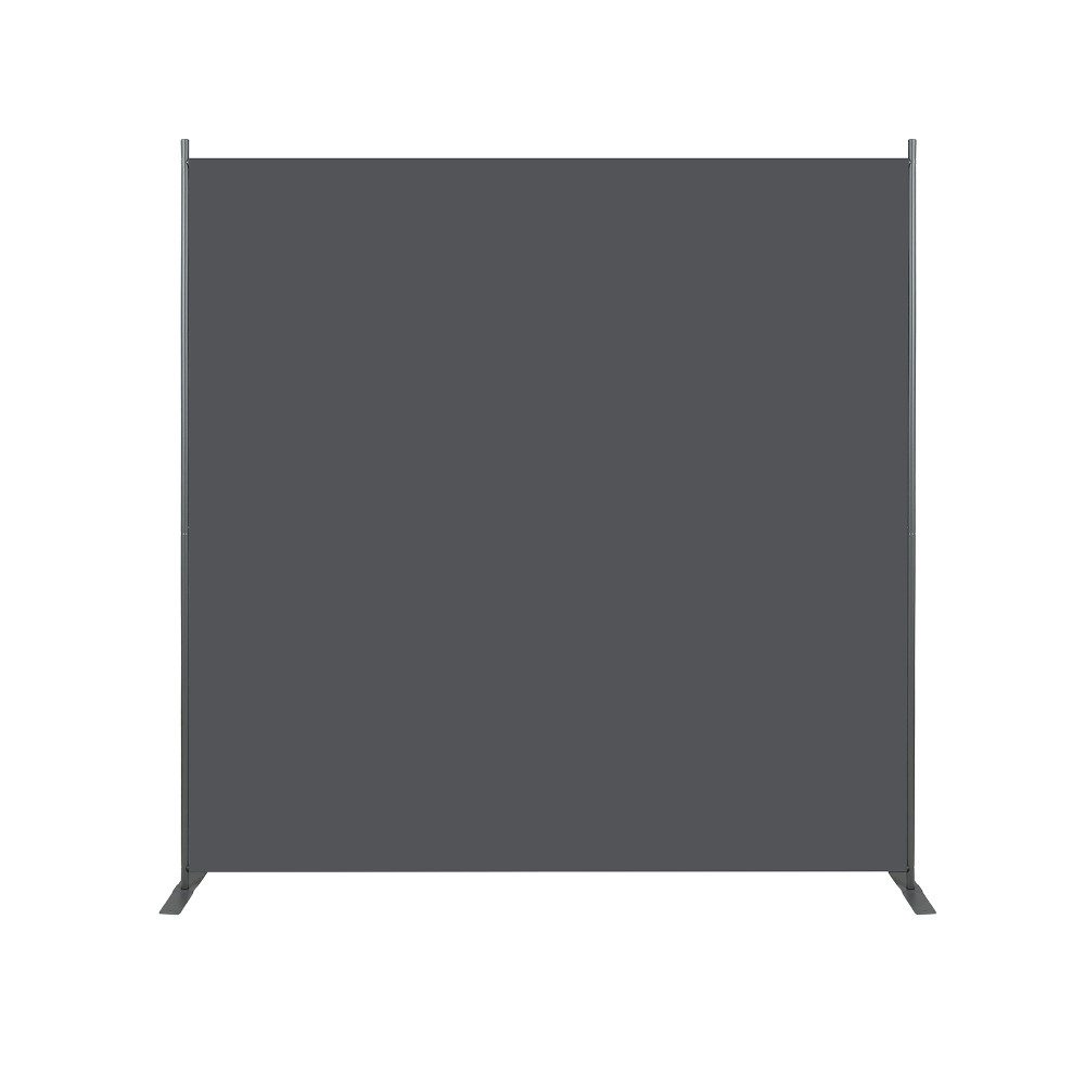 BBWL Raumteiler Paravent Grau freistehend, Sichtschutz Trennwand für Innenbereich, faltbar für Büro Wohnzimmer Schlafzimmer Esszimmer Arbeitszimmer, 1-teilig 180x180 cm, 4-teilig 204x180 cm, 6-teilig 304x180 cm, 8-teilig 404x180 cm, flexibel platzierbar, stabiler Raumtrenner für Privatsphäre und stilvolle Raumgestaltung