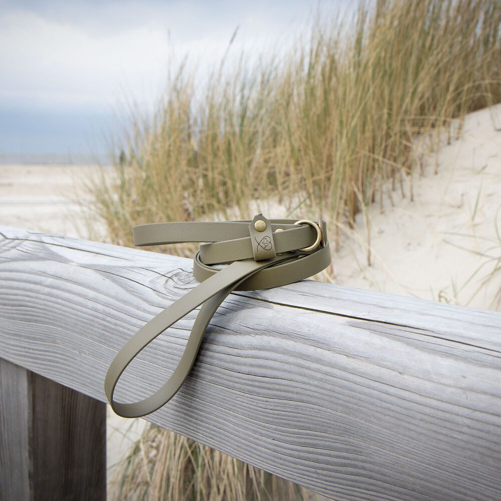 Trendfährte Führleine Schecker Hunde Retrieverleine BioThane®, Biothane (Packung, 1-tlg), Liebevolle Handarbeit aus Ostfriesland