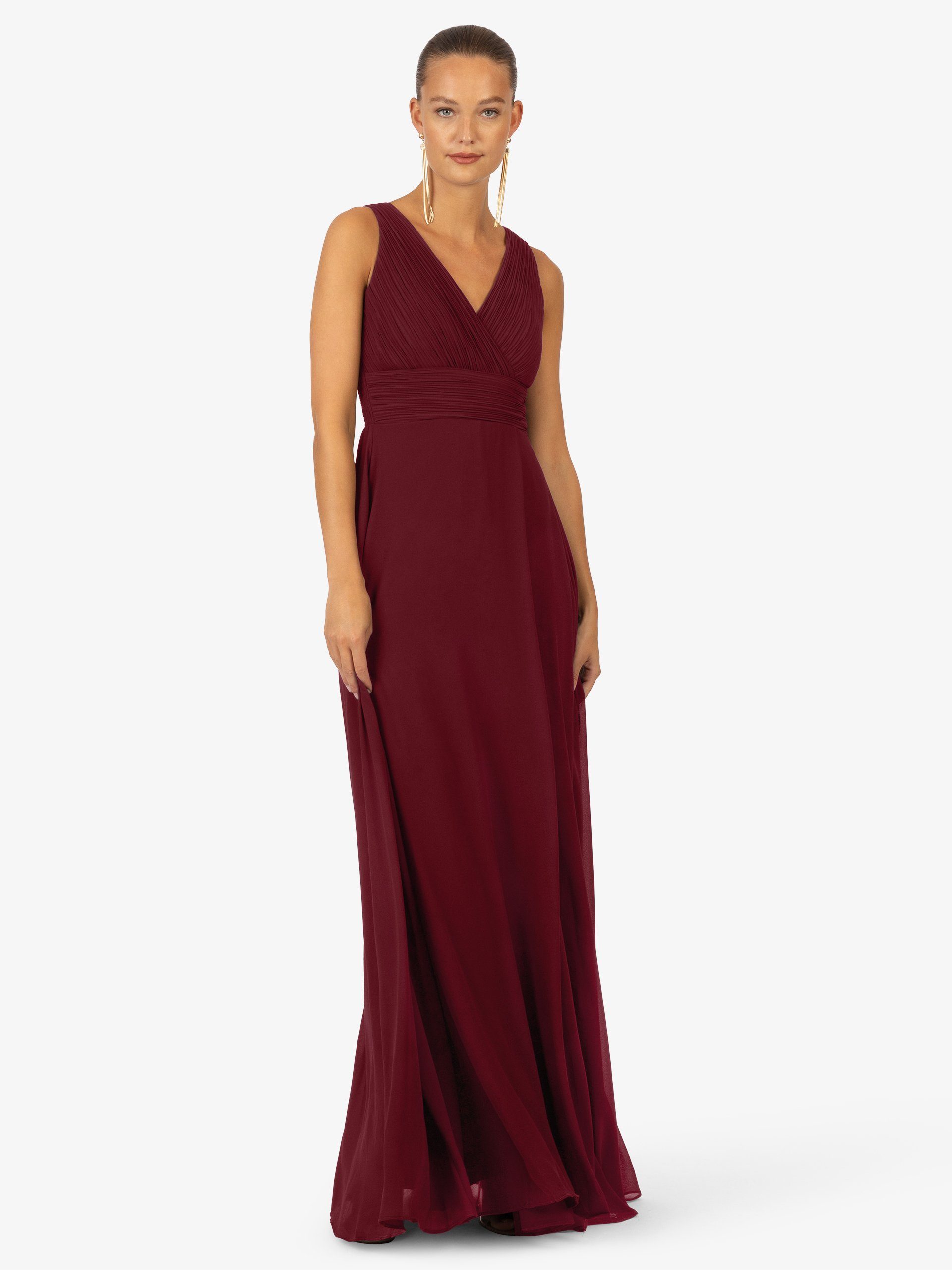 Kraimod Abendkleid mit V-ausschnitt vorne und günstig online kaufen