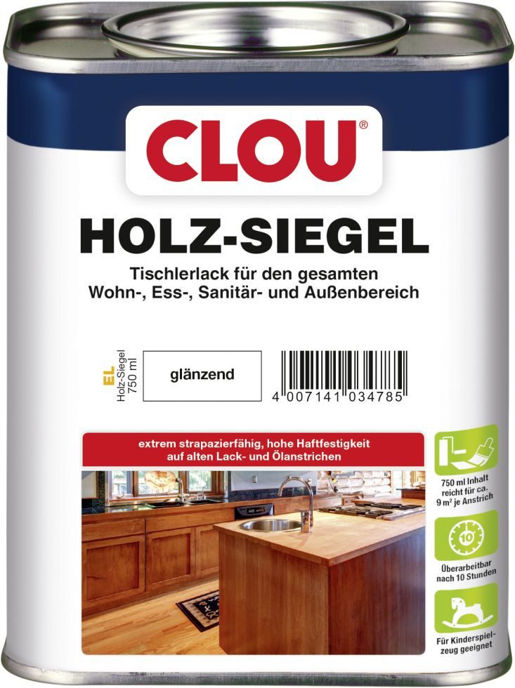 CLOU Holzlack Clou Holz Siegel 750 ml glänzend