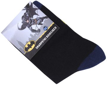 Sarcia.eu Haussocken Schwarz-dunkelblaue Socken Batman DC Comics 30.5/36 EU