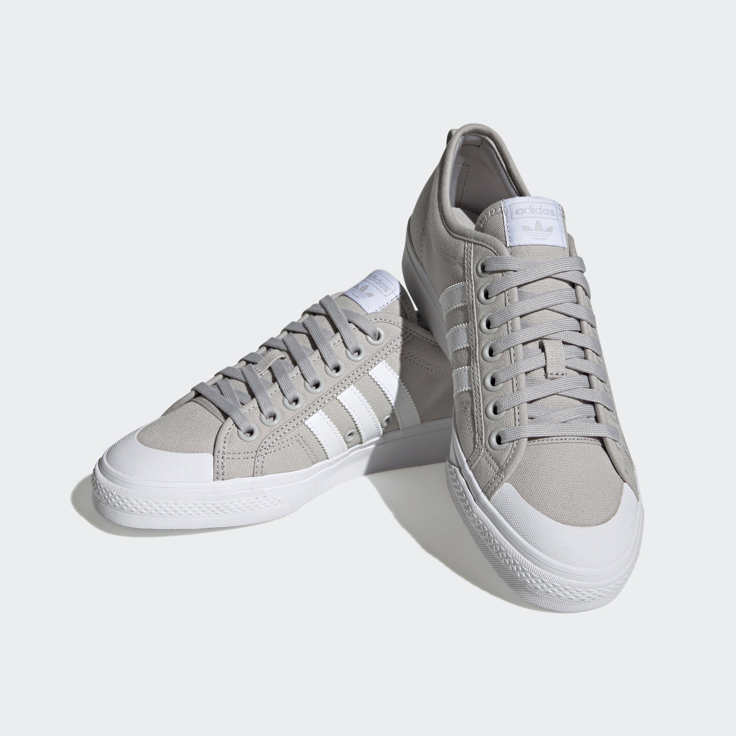 adidas Originals NIZZA Sneaker Grey Two / Cloud White / Cloud White | Sneaker low
