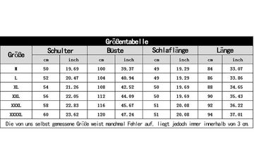 AFAZ New Trading UG Strickkleid Langes Strickkleid für Damen im Herbst und Winter in Rotwein
