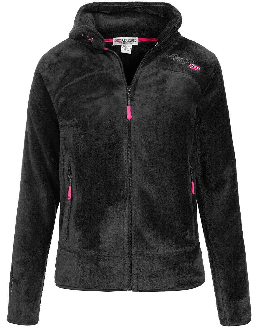Geographical Norway Fleecejacke Damen Teddy Fleece Jacke Herbst Winter Jack günstig online kaufen