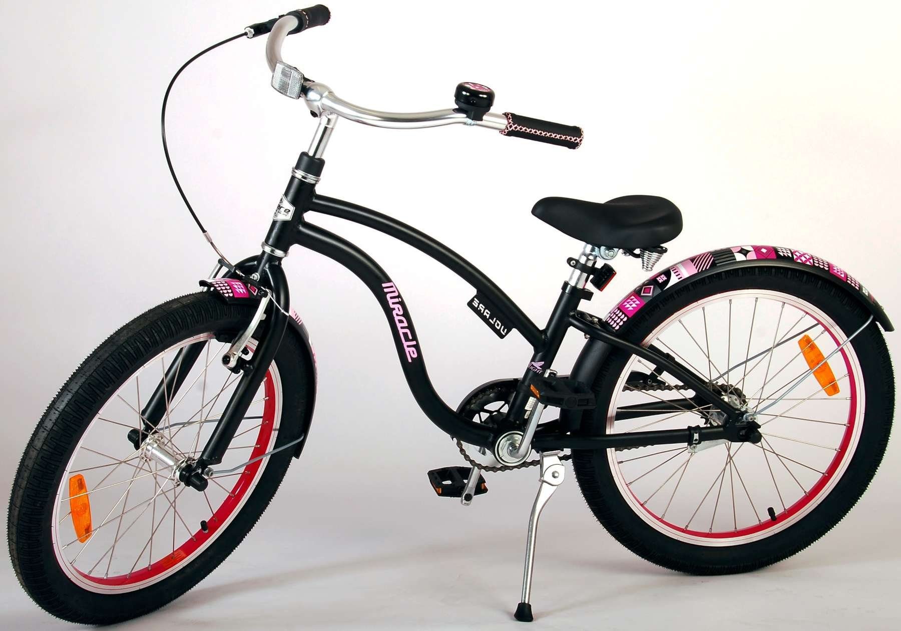 Kinder Laufrad Handbremse, Zoll Zoll Volare 1 Kinderfahrrad Mädchen + (Mädchen mit Gang, 20 Fahrrad Rücktritt Sicherheitsgriffe), Rutschfeste Fahrrad Cruiser TPFSports Miracle - Ständer mit 20 Kinderrad