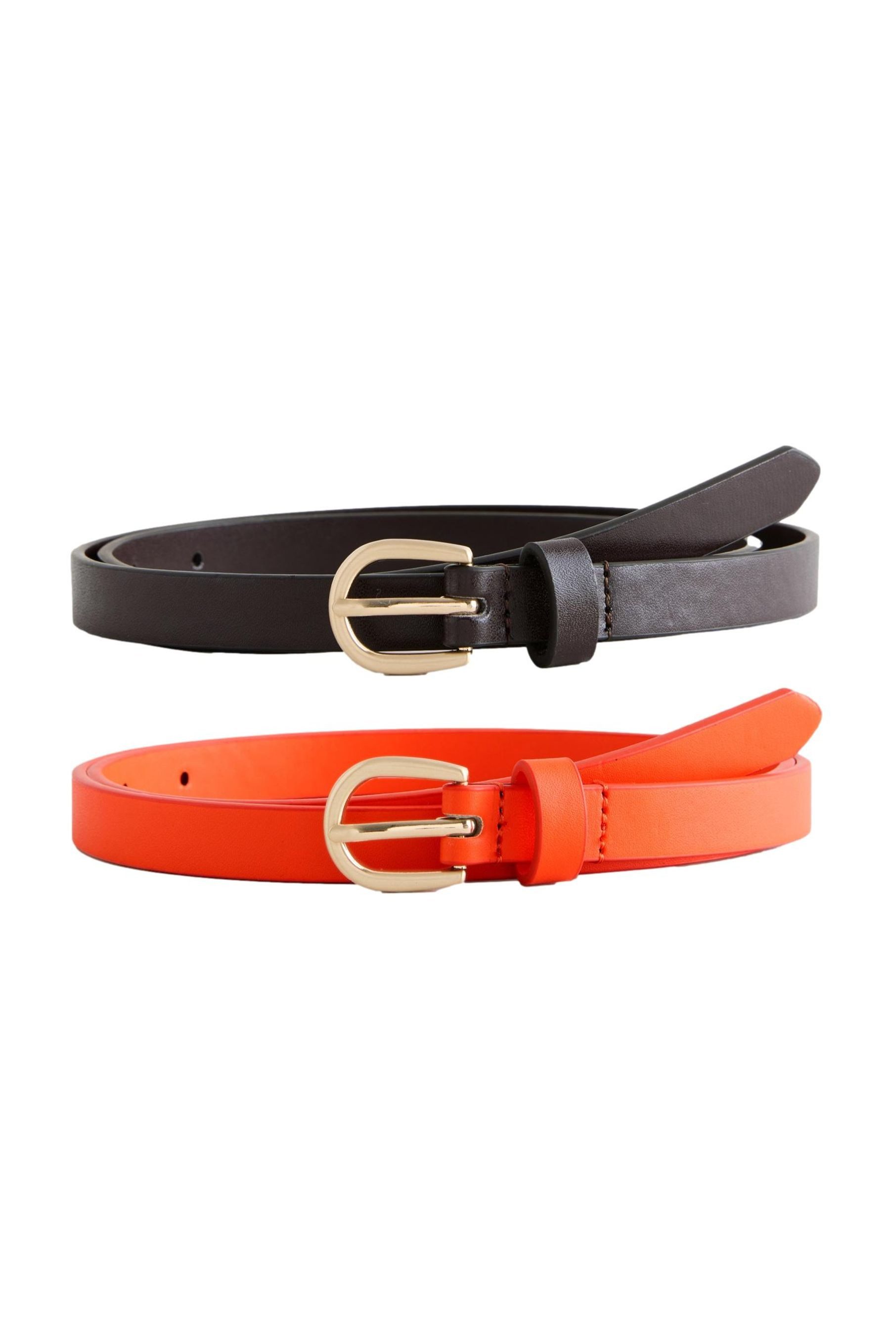 Next Gürtelriemen 2er-Pack schmale Gürtel aus Polyurethan (1-St)