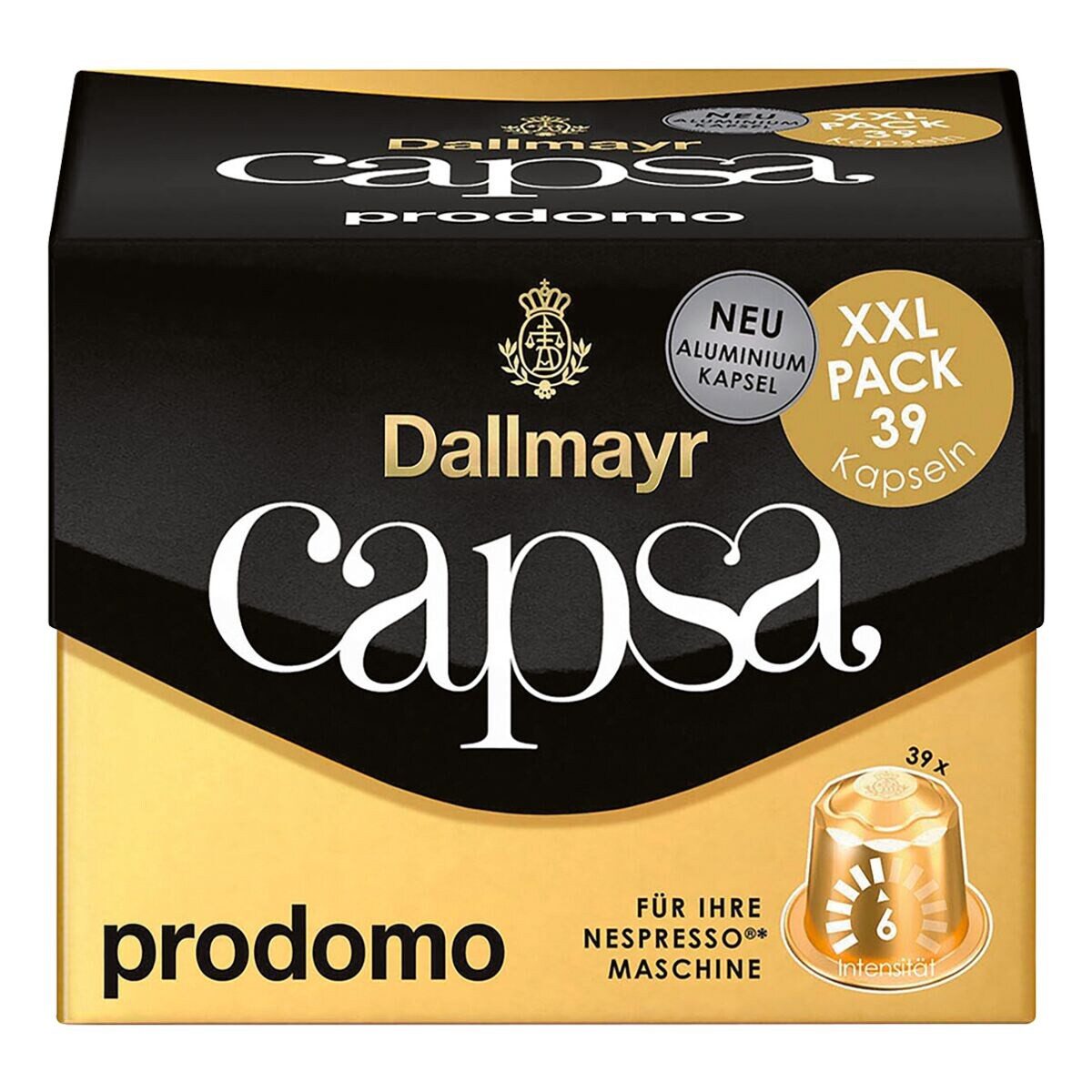 DALLMAYR Kaffee capsa prodomo, 39 Kapseln