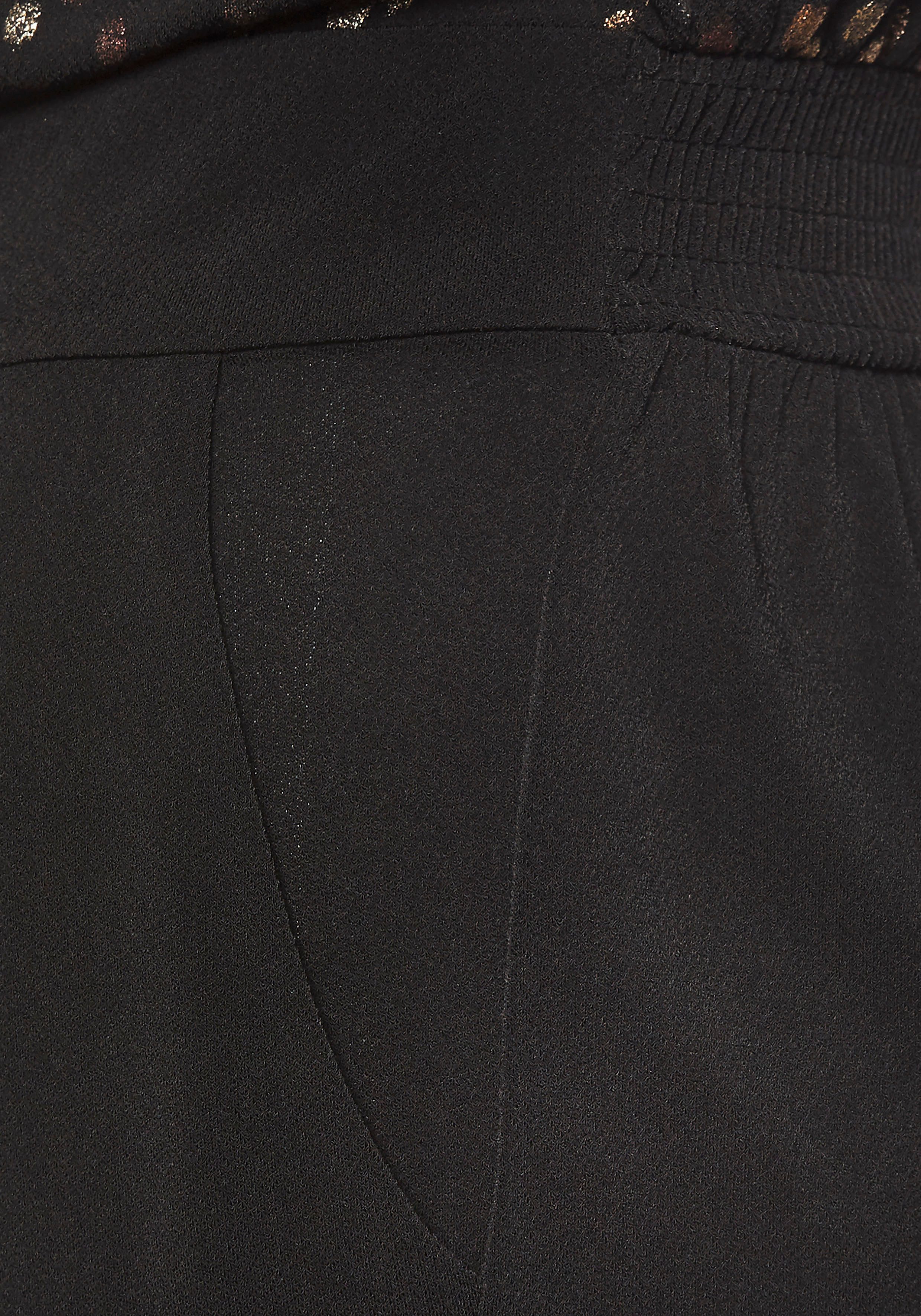 LASCANA Overall mit bedrucktem Oberteil, eleganter Jumpsuit, Business-Look, festlich