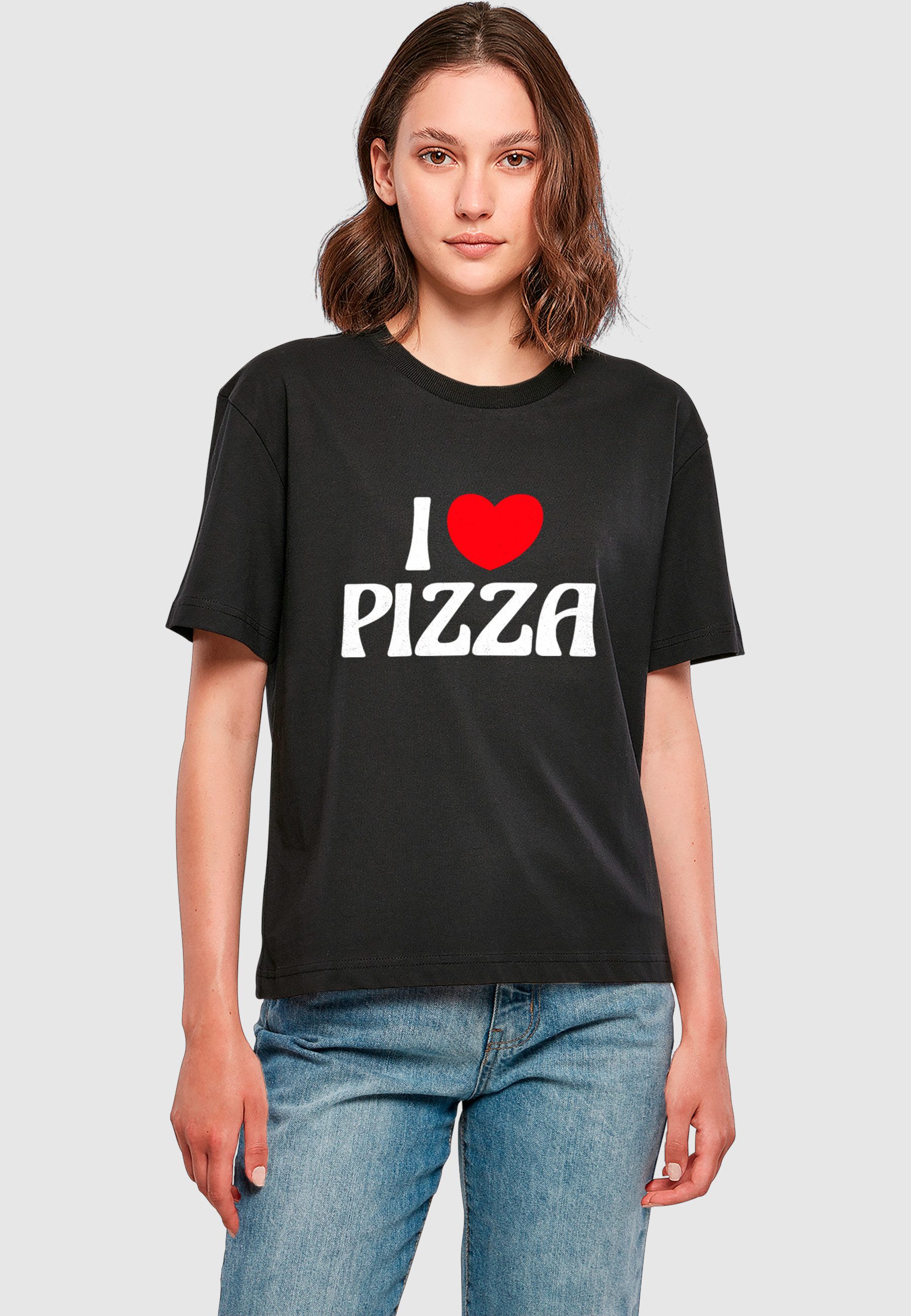 Miss Tee T-Shirt Miss Tee Pizza Love Tee (1-tlg)