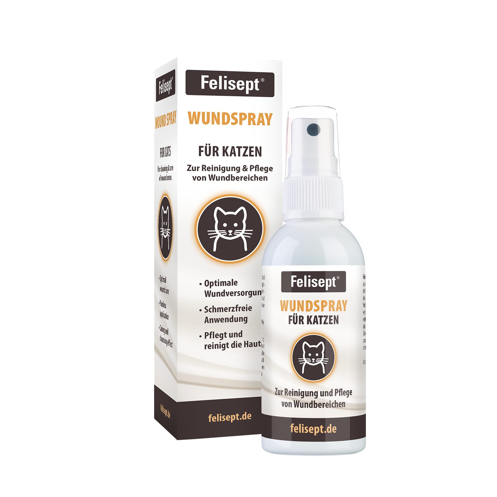 Fellpflege Felisept Wundspray für Katzen 75ml
