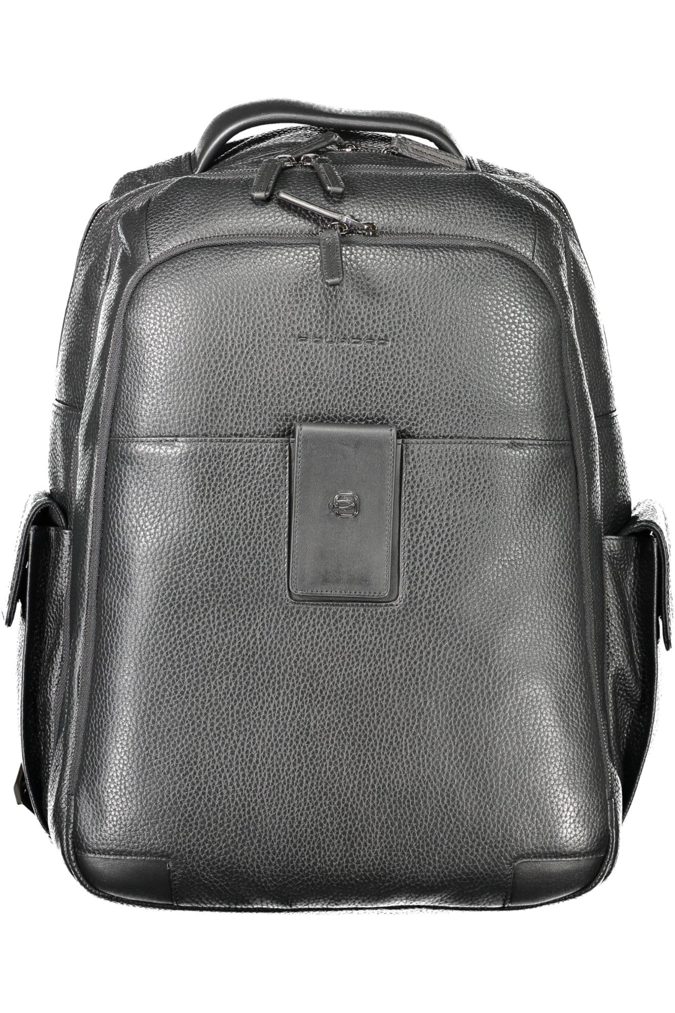 Piquadro Rucksack, Stilvoller schwarzer Herrenrucksack mit Laptopfach und 3 Fächern
