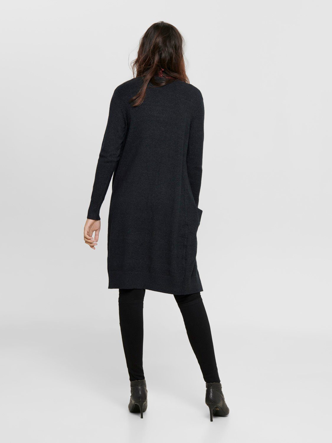 JACQUELINE de YONG Cardigan Strickjacke Cardigan Strickjakce für Damen (1-tlg) Regular fit Normal unifarben wärmend Ohne Verschluss – Bild 5 von 5