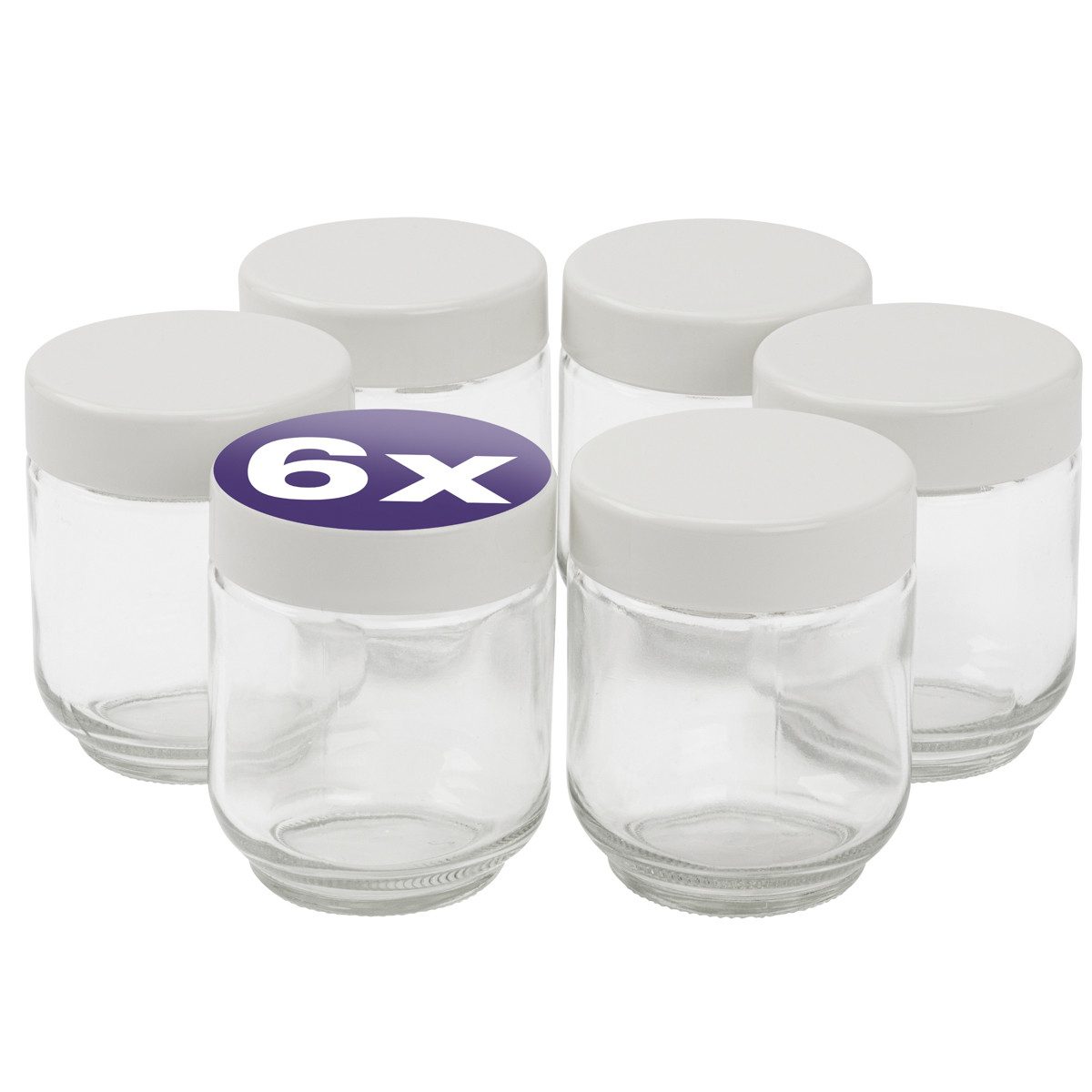 CLATRONIC Joghurtgläser Ersatzgläser JM 3344, JM 1025, Ersatzgläser für Joghurt-Maker JM 3344, JM 1025