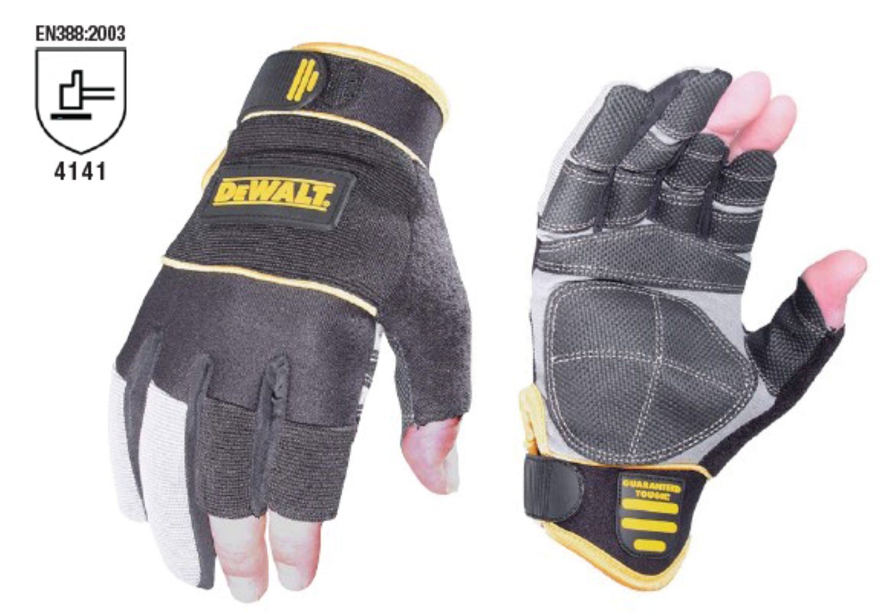 Arbeitshandschuh DeWalt 10) (Nr. 3-Finger-Design L DPG24LEU Größe Montage-Handschuhe
