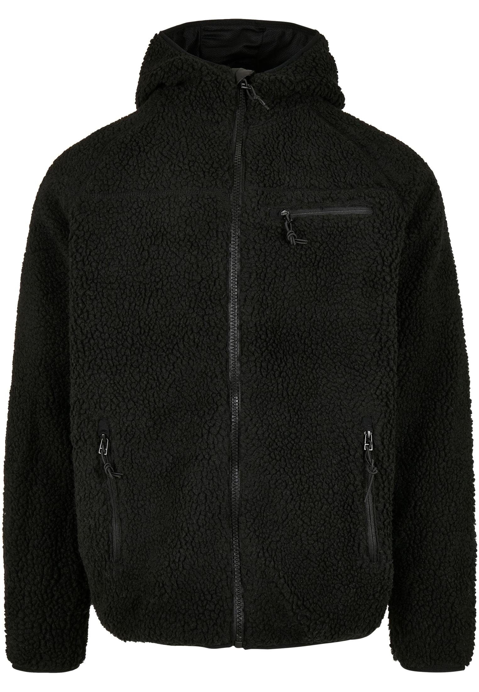 Brandit Sommerjacke Herren Teddyfleece Worker Jacket (1-St) black