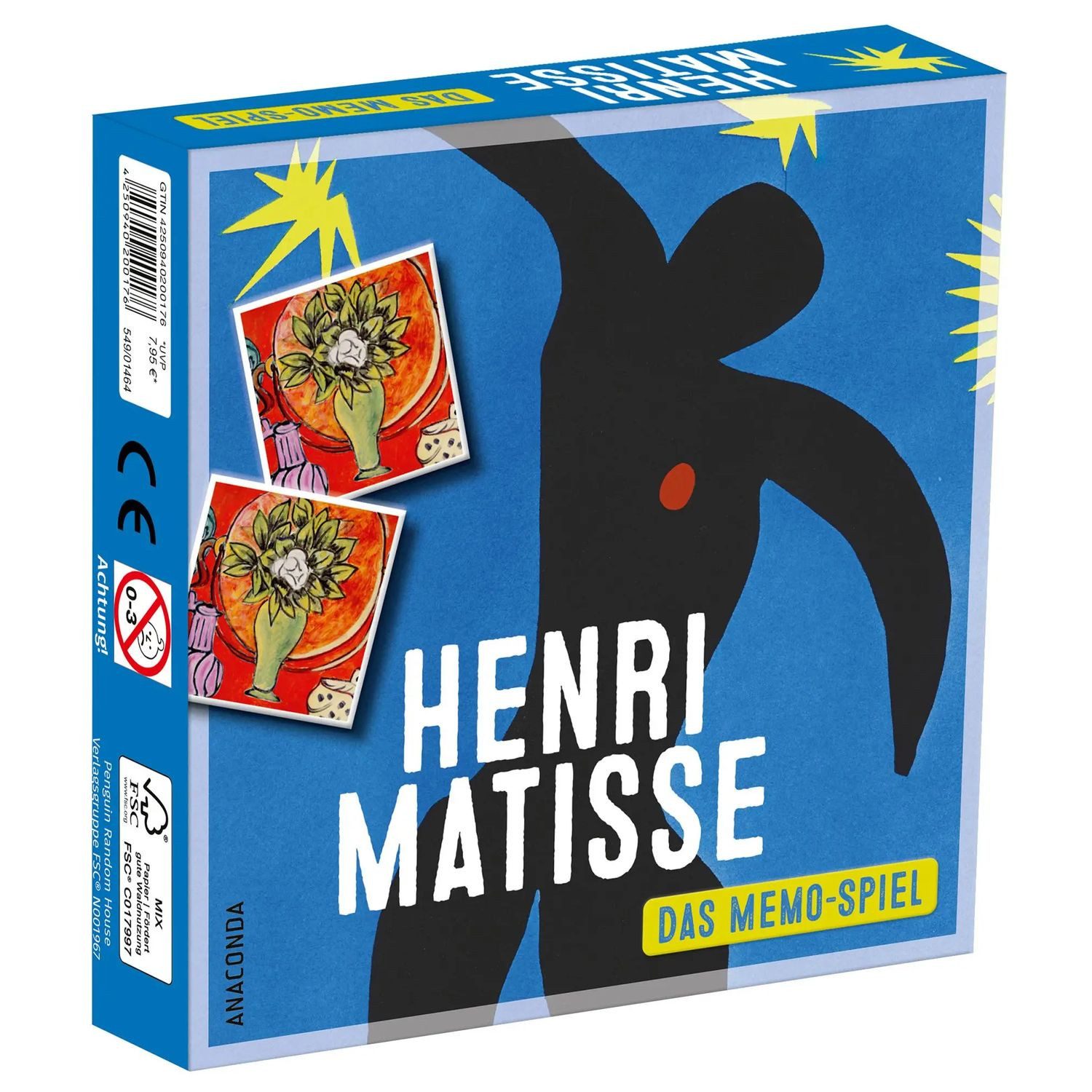 Anaconda Spiel Henri Matisse - Memospiel