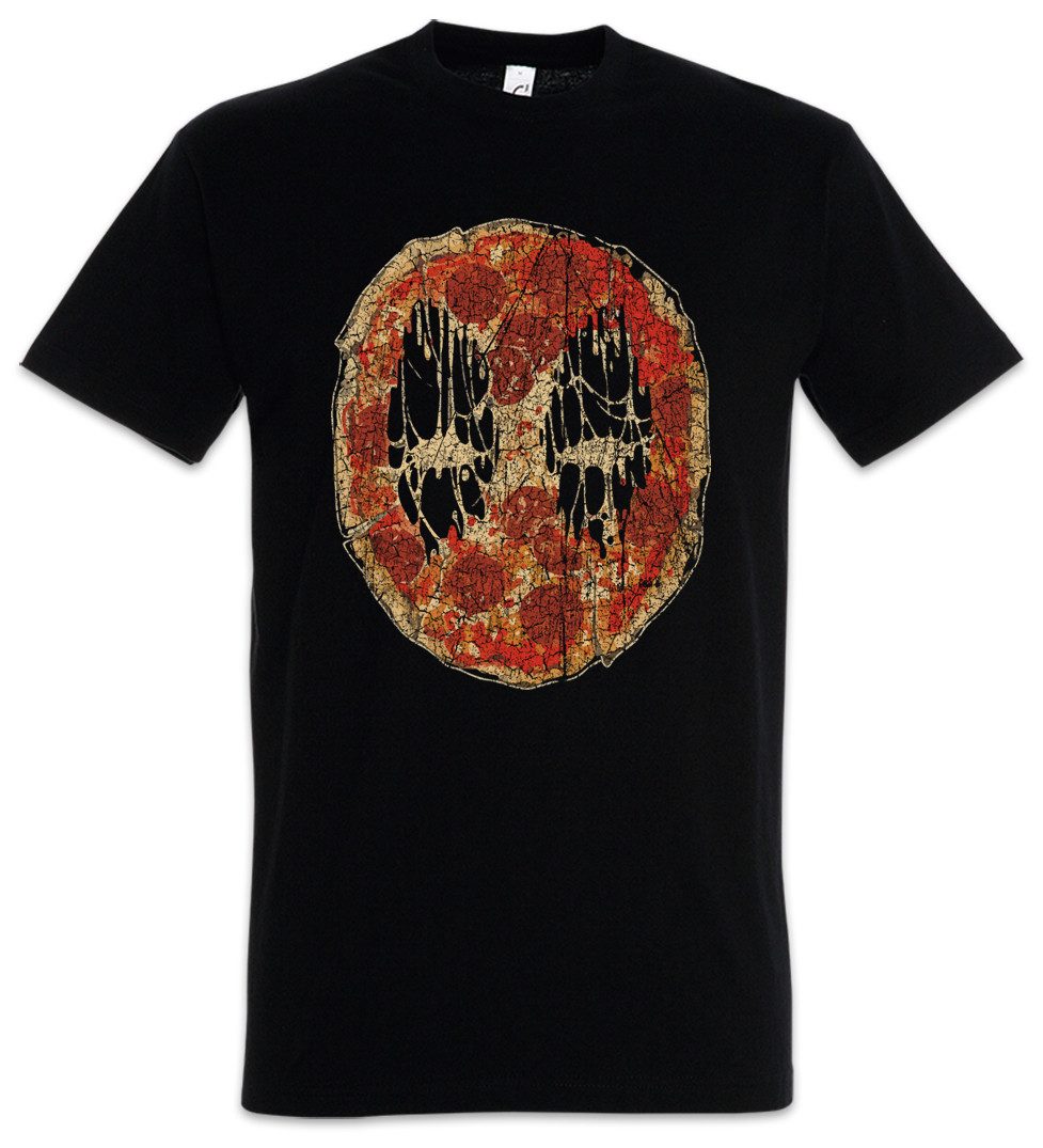 Urban Backwoods Print-Shirt Dead Pizza Face Herren T-Shirt Mutant Deadpool Food Italia Pizzeria (1-tlg) Trattoria Italy Italien Symbol