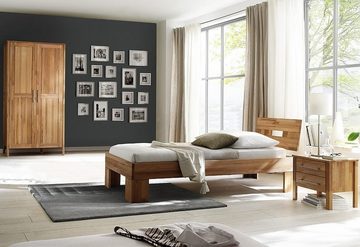 Home affaire Schlafzimmer-Set Modesty I, (Set, 3-St), bestehend aus Bett 90 cm, 2-türigem Kleiderschrank und 1 Nachttisch