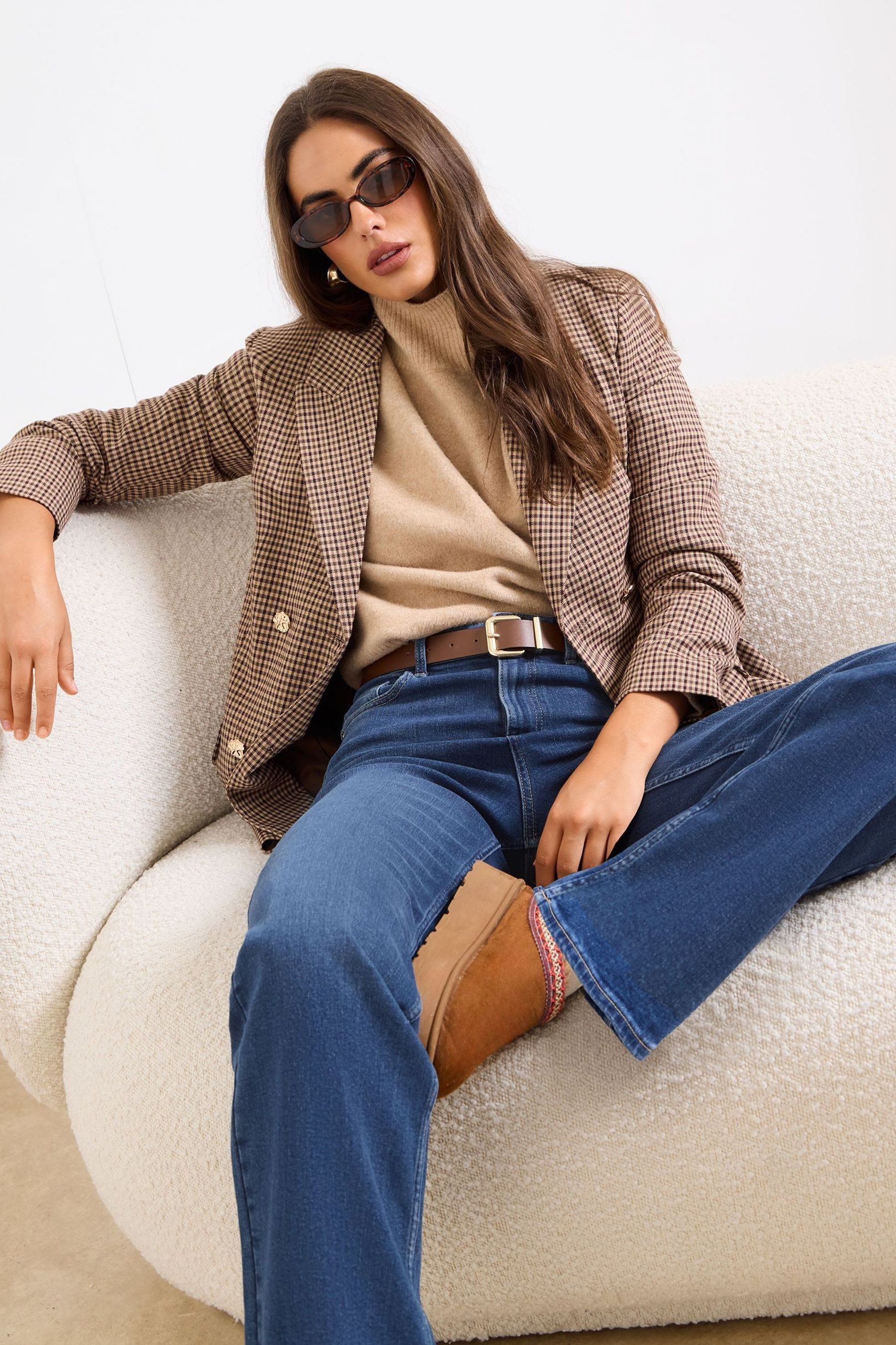 LIPSY Weite Jeans Lipsy Jeans mit weitem Bein, Regular (1-tlg)