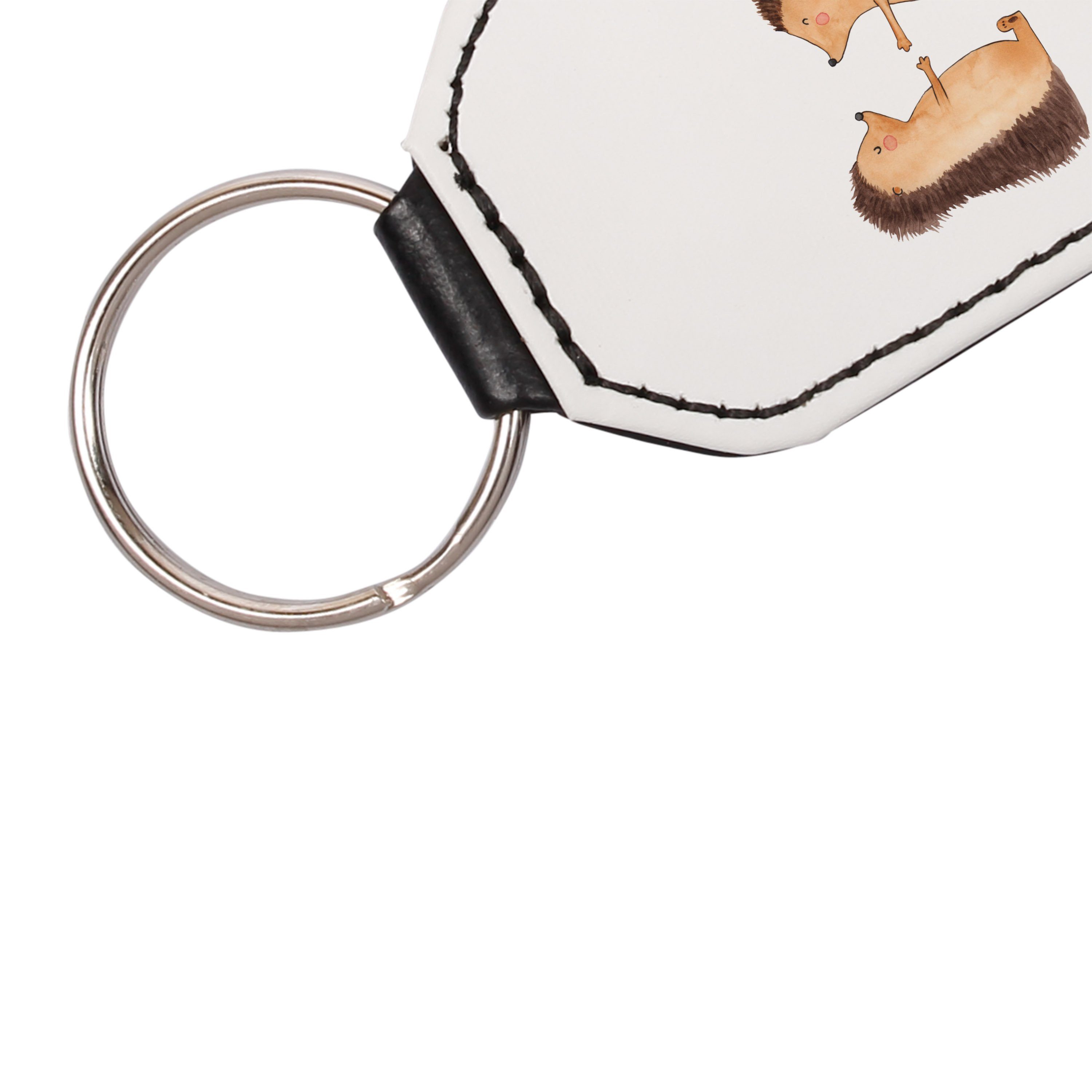 Taschenan Schlüsselanhänger, - Liebe Schlüsselanhänger Panda (1-tlg) - Mr. Igel Mrs. Weiß & Geschenk, Verlobung,