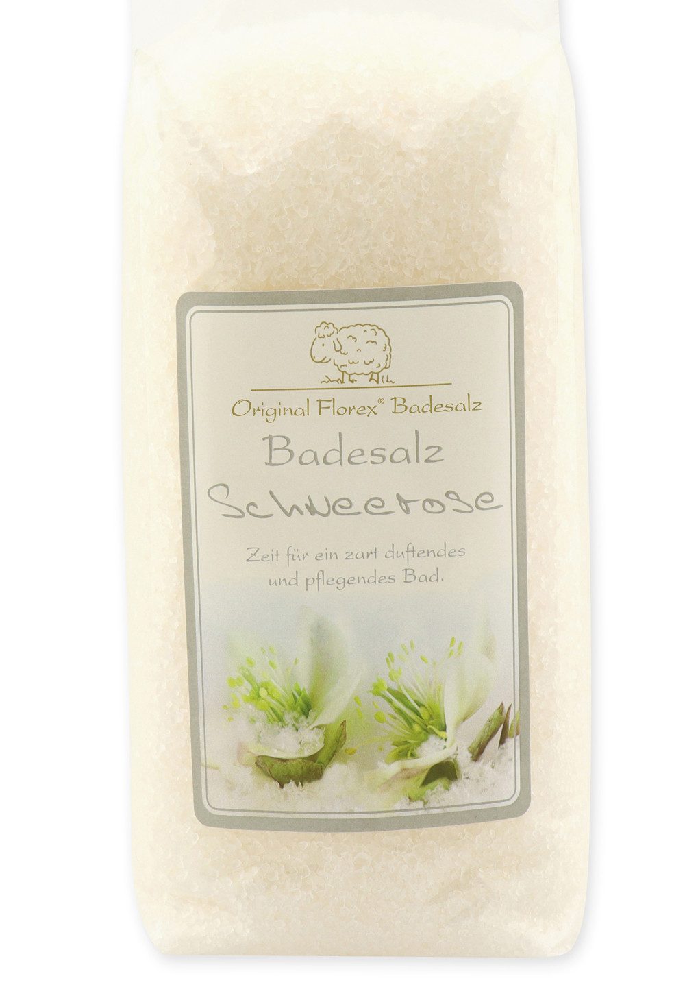 Gerlinde Hofer _ Florex GmbH Badezusatz Schneerose, Badesalz Badezusatz mit Bio Schafmilch 1000 g