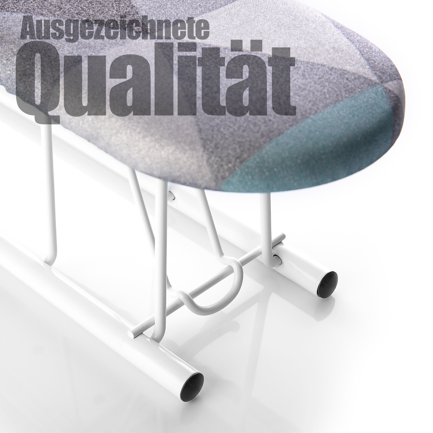BigDean Ärmelbrett Ärmelbügelbrett Bügelbrett klappbar extra stabil, Bügelfläche 52x10 cm, Geeignet für Dampfbügeleisen – Bild 4 von 5