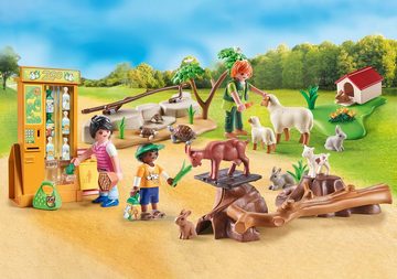 Playmobil® Konstruktions-Spielset Erlebnis-Streichelzoo (71191), Family Fun, (63 St), Made in Germany
