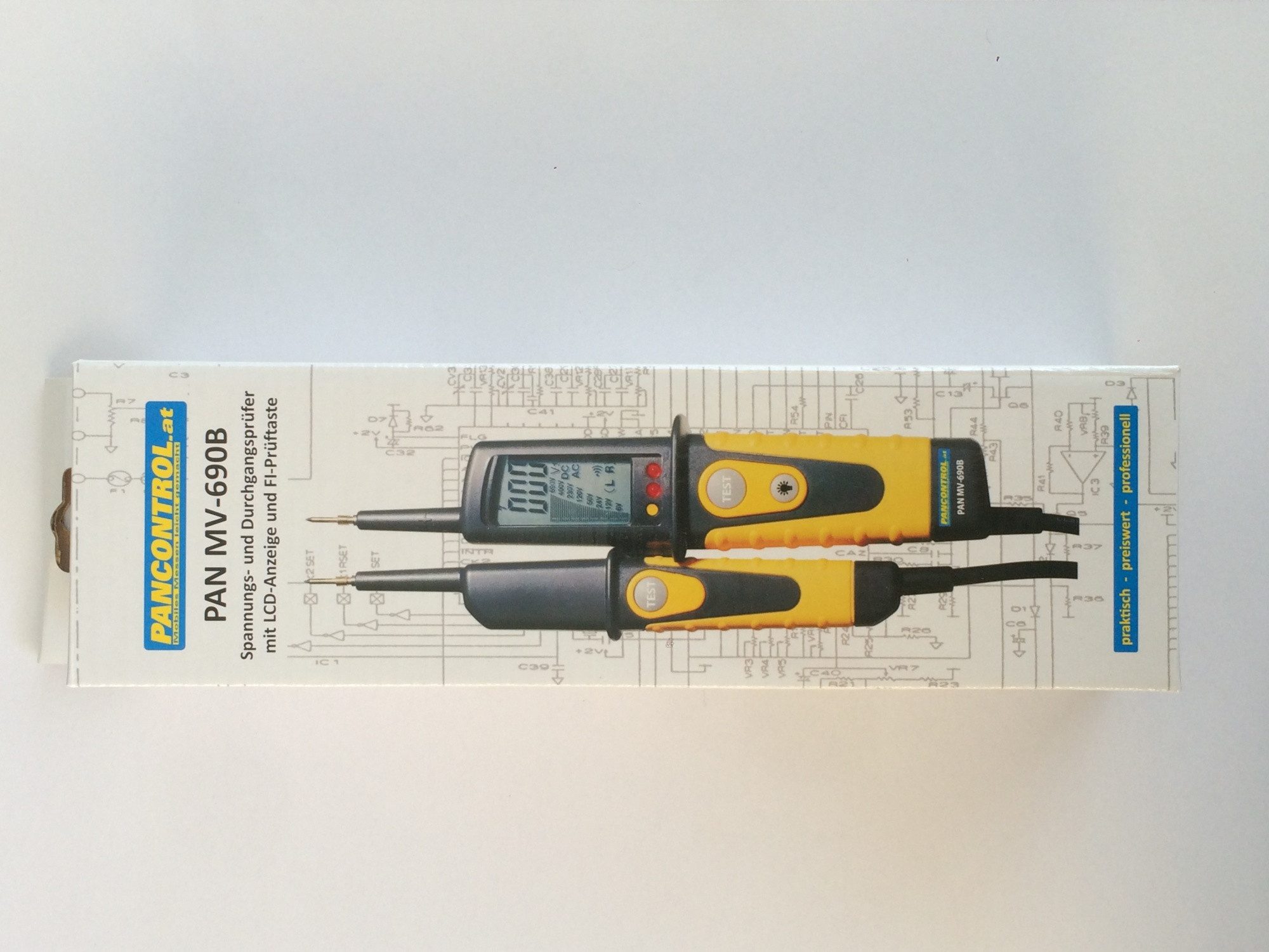 Pancontrol Spannungsprüfer PAN MV-690B, mit Digitalanzeige