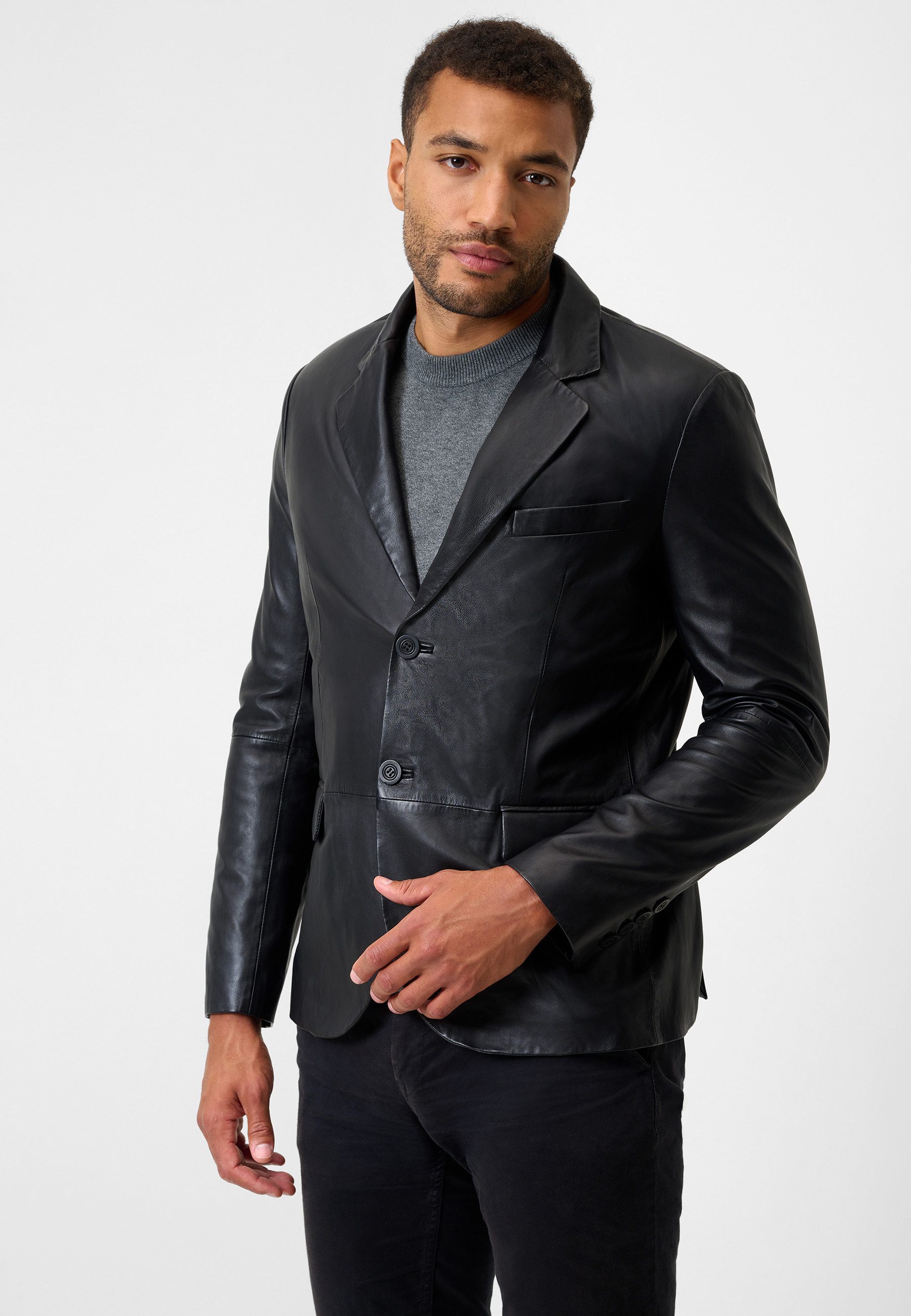RICANO Lederblazer Diego Lederjacke aus Lamm-Nappa Leder günstig online kaufen