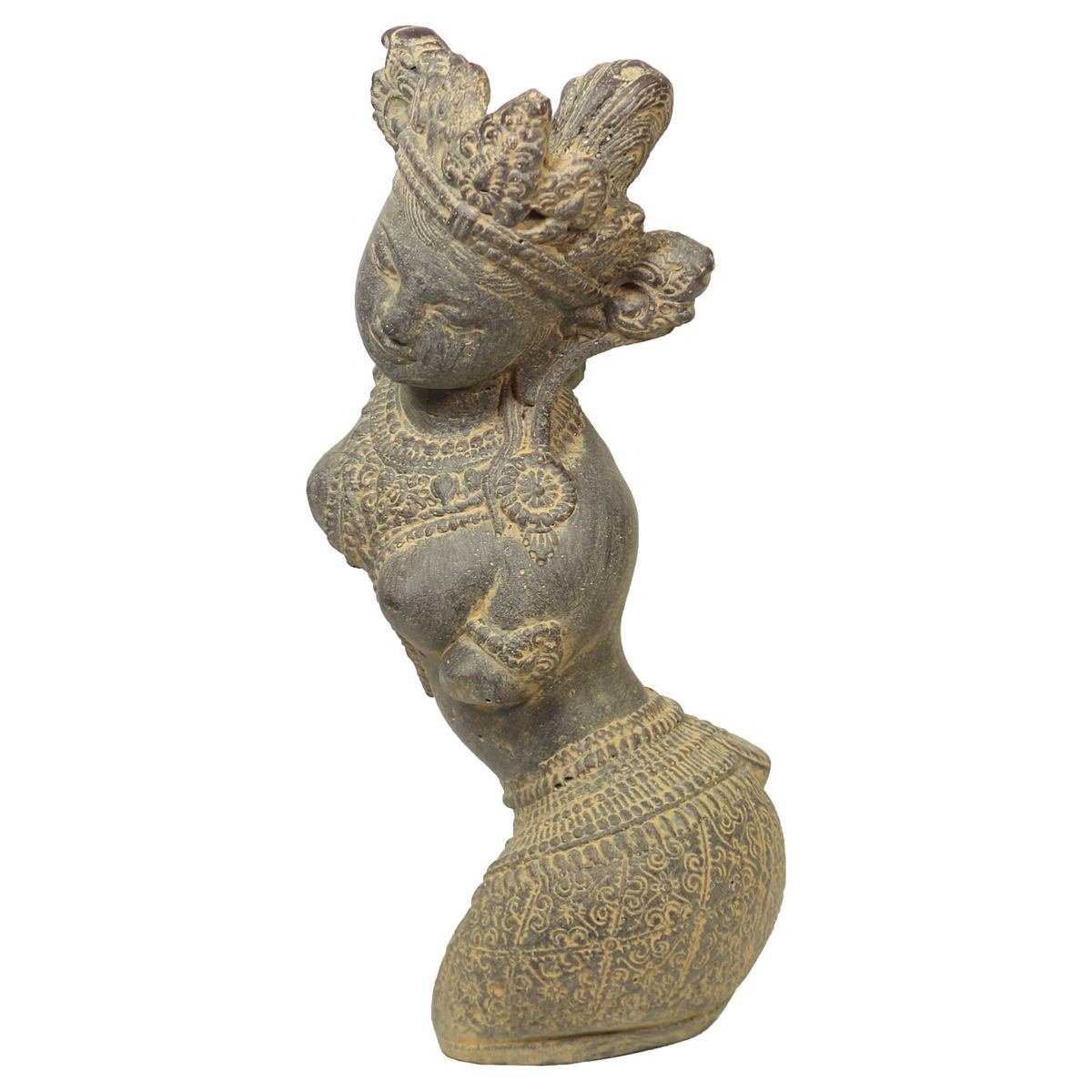 Oriental Galerie Ursprungsland 30 Stein-Figur St), Garten (1 Herstellung im Handarbeit Büste traditionelle in cm Tara Dewi Dekofigur